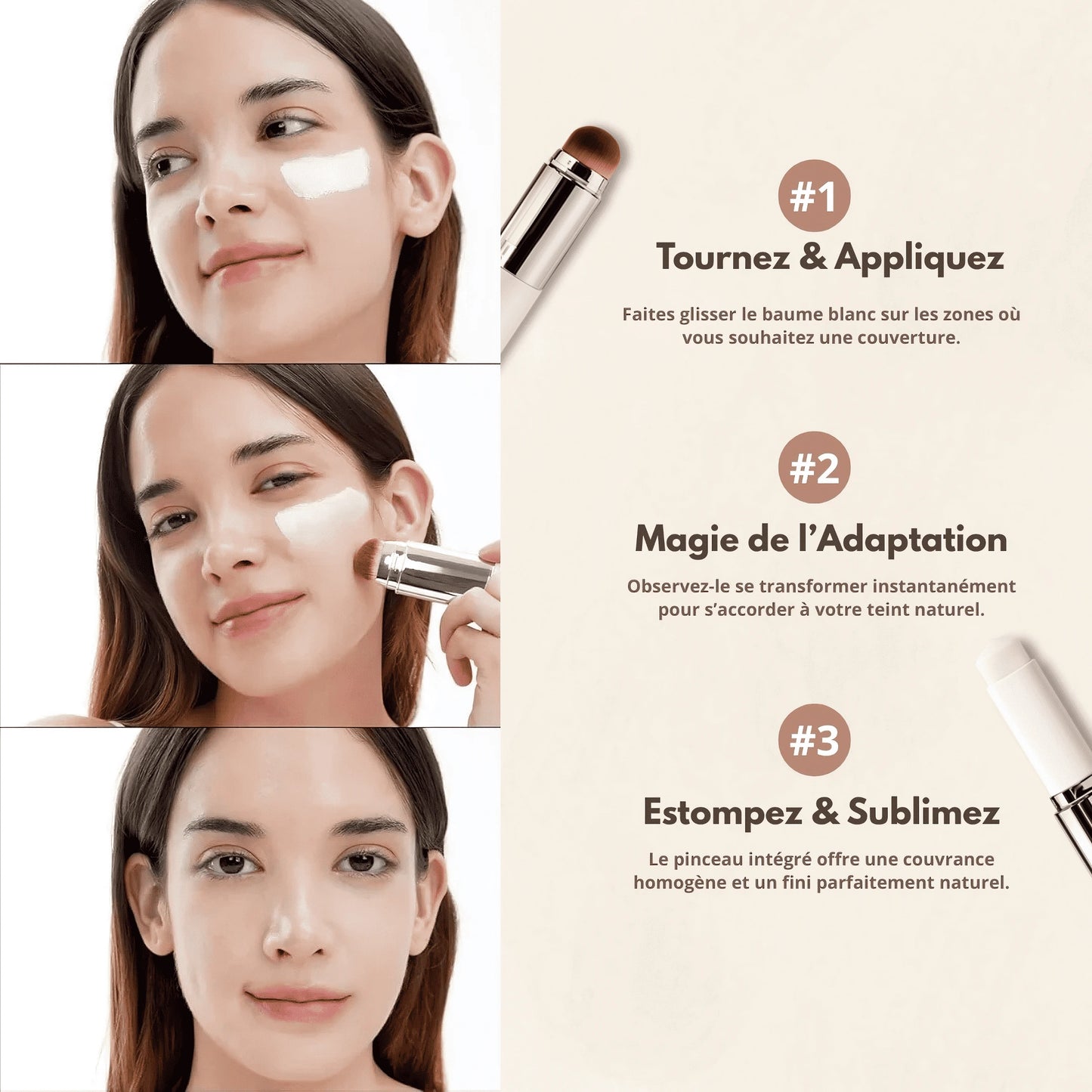 Stick Fond de teint Coréen auto-adaptatif ｜Tammy Cosmetics